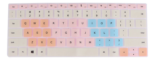 Película De Teclado Portátil De Silicona Flexible Color Crem