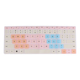 Película De Teclado Portátil De Silicona Flexible Color Crem