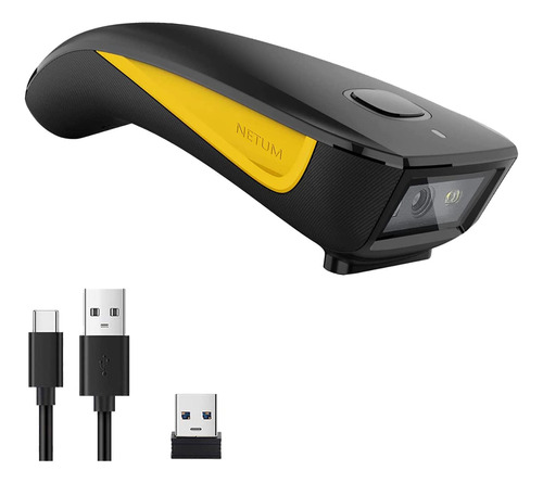 Escáner De Código Qr Bluetooth Usb 1d 2d Netum