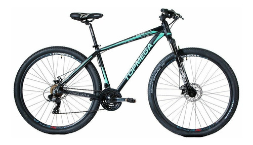 Mountain Bike Topmega Mtb Sunshine R29 18  21v Frenos De Disco Mecánico Cambios Shimano Tourney Tz31 Y Shimano Tourney Color Celeste  