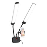 Luz De Relleno Led Flexible De Doble Brazo, Bicolor, Regulab