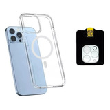 Capa Hibrida P/ Recarga Mag Para iPhone 13 / 13 Pro Max Safe