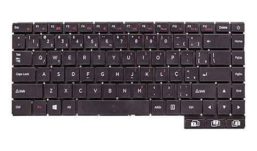 Teclado Notebook Positivo C4500d C4128d C464d Botão Netflix