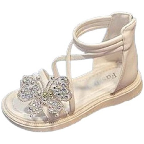 Sandalias Romanas Con Diamantes De Imitación Para Niñas