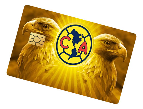 Sticker Tarjeta Crédito Águilas Club America Skin Cover