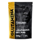 L-glutamina 250g - 100% Pura - Soldiers Nutrition