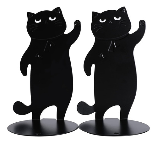 Sujetalibros De Gato Negro, Decoración De Gato Negro, Regalo