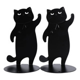Sujetalibros De Gato Negro, Decoración De Gato Negro, Regalo