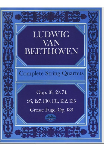 Libro Beethoven Complete Strings Quartets Violin Violonchelo