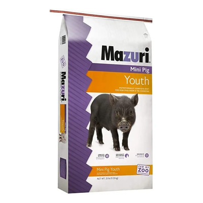 Mazuri Mini Pig Youth Alimento para Mini Cerdos Jóvenes 11.34 kg | Envío gratis