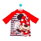 Remera Uv Minnie Mouse Niña Proteccion Solar Disney®