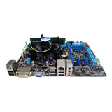 Kit Placa Mãe Asus Lga 1155 H61m P8h61-m Lx2 Plus R2.0 Dvi