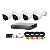 Kit 4 Cámaras 2mpx Dahua Micrófono Integrado Dvr 4 Siames