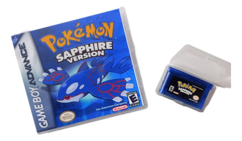 Pokemon Zafiro Inglés En Caja Para Game Boy Adv, Nds Repro