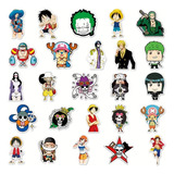50 Stickers One Piece Para Auto, Laptop, Libreta