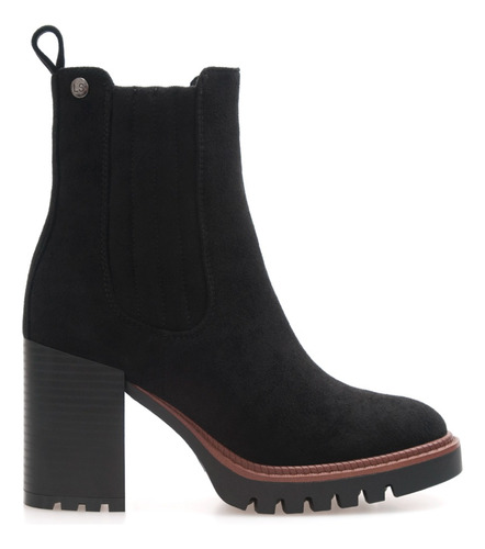 Botinetas Botas Lady Stork Olimpia Gamuzadas Cierre Urbana