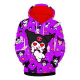 Moda Sudadera Kuromi Conejita  Peluche Kitty