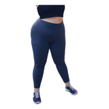 Calça Legging Feminina Plus Size Grosso Preta Cós Alto G1 G5