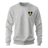 Sudadera Sweater Bordado Raton Mickey Mouse Sonriente 