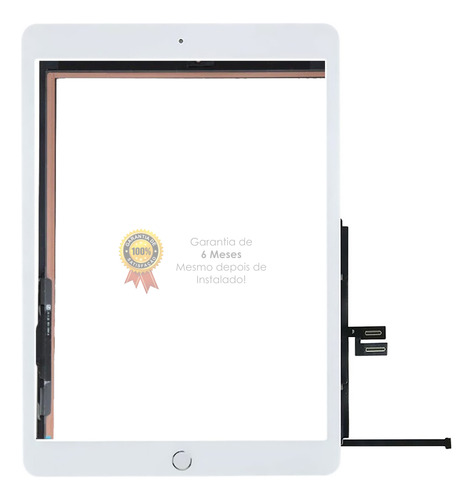 Tela Vidro Touch Para iPad 7 Geração 2019 + Botão Home A2200