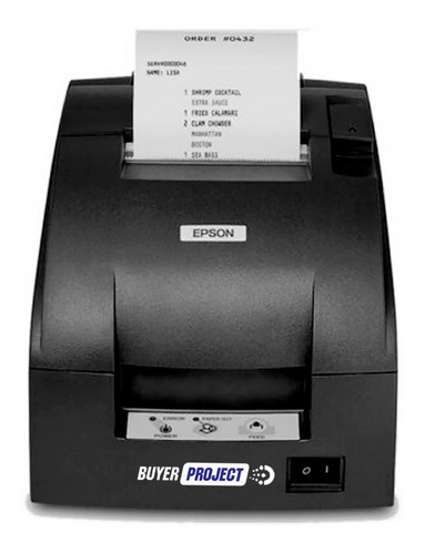 Impresora Epson Tm-u220d-806 Punto De Venta Matricial Usb Color Negro