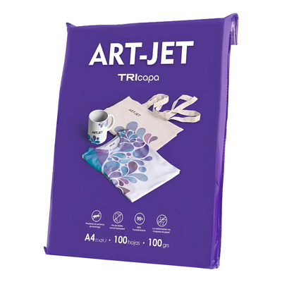 Papel Sublimación A4 Art-Jet Blanco Tricapa 100 Hojas | MercadoLibre