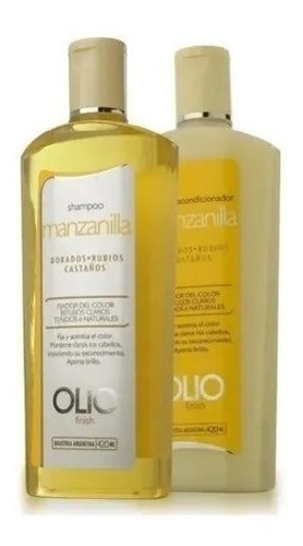 Olio Shampoo + Balsam Manzanilla Reflejos X420 Ana Desanctis