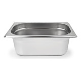 Fuenton Bandeja Gastronomica Gn 1/4 X 10 Cm Acero Inox 8144