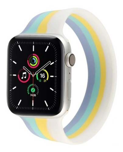 Malla Para Apple Watch Se 1 2 3 4 5 6 44 / 42 Mm Rainbow