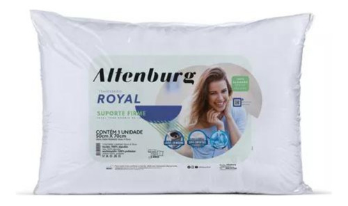 Travesseiro Altenburg Suporte Firme 70x50cm Royal