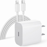 Cargador 20w Cable 1m Para iPhone 6 7 8 X 11 12 13 Se iPad