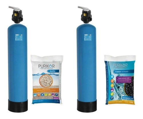 Set Filtro Para Agua Sedimentos Y Carbon Manual 45 Lpm 9x48