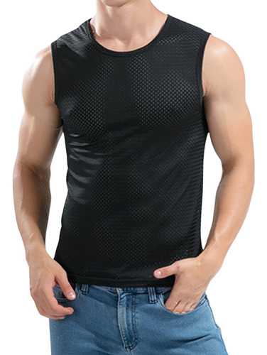 Hombre Tank Top Camiseta Gym Transpirable De Secado Rápido