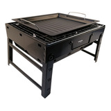 Parrilla Brasero Portatil Plegable Mesa Camping Manijas