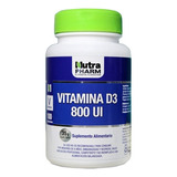 Vitamina D3 800ui 100 Comp Nutrapharm 