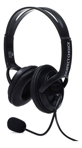 Audifonos Alambricos Perfect Choice Usb Diadema Microfono