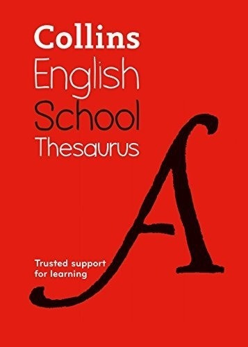 Collins School Thesaurus, De Harper Collins Pub.. Editorial Harpercollins, Tapa Blanda En Inglés Internacional, 2018