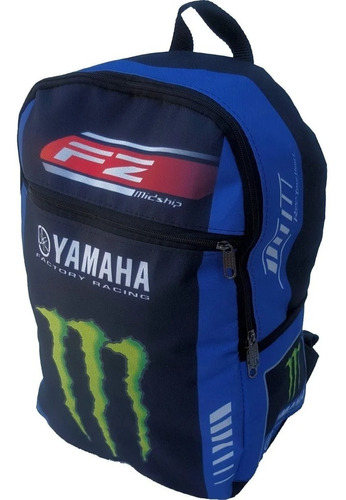 Mochila Para Casco De Moto Yamaha Monster Fz 20 Litros 