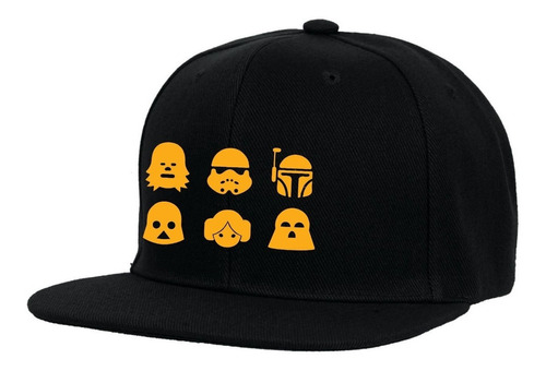  Gorra Plana Snapback - Star War - Personajes - Serie - Tv