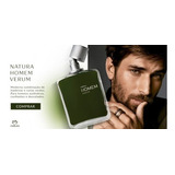 Deo Parfum Natura Homem Verum/frete Gratis