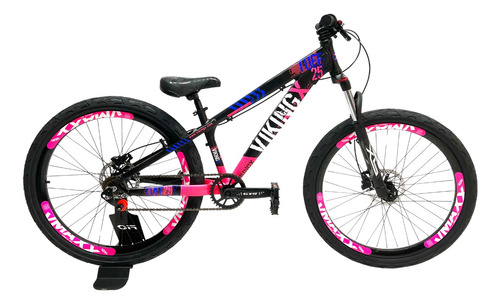 Bicicleta Vikingx Aro 26 Freio A Disco Mountain Bike Tuff 