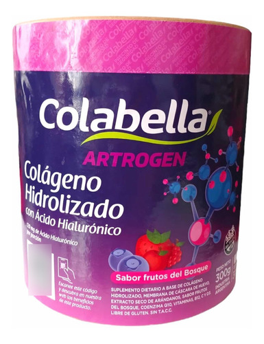 Colágeno Hidrolizado + Ácido Hialuronico Frutos Del Bosque