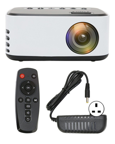 Mini Proyector Wifi Negro Blanco Hd 1080p Portátil Exterior