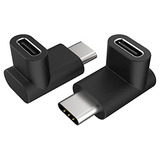 Adaptador De Ángulo Recto Usb Tipo C Macho Hembra (paq...