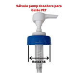 05 Valvulas Pump Dosadora Profissional Rosca 48 Galão Pet