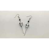 Aretes Cráneo De Cuervo Ave Modelo 4 Goth Dark Gotico