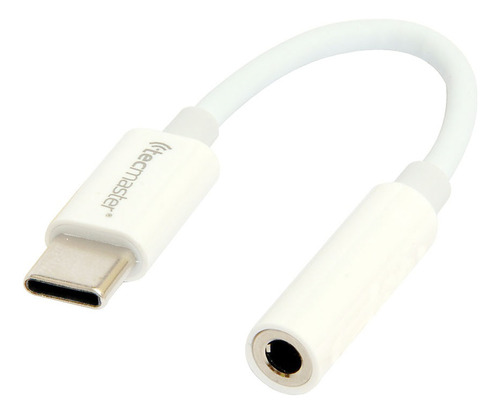 Adaptador De Audio Tipo-c A 3.5 Multicompatible Blanco