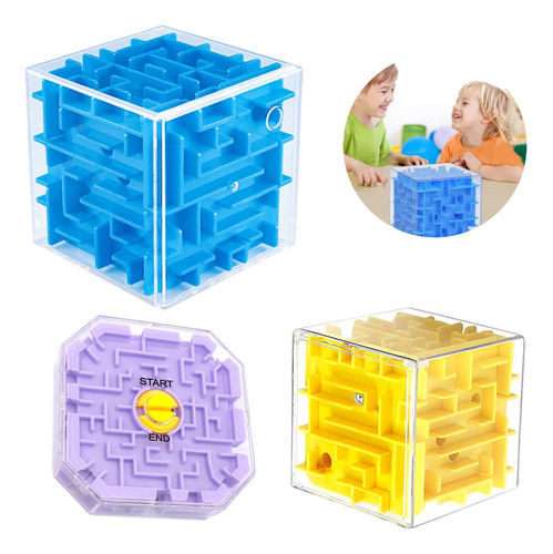 3pz Juegos De Laberinto 3d Sphere Educativo Puzzle Toys Maze