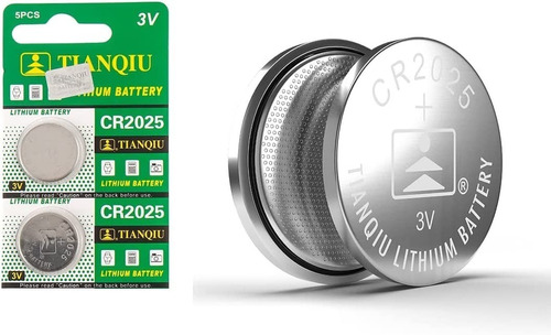 20 X Cr2025 Tianqiu Para Relojes Alarmas Sensores Luces Led