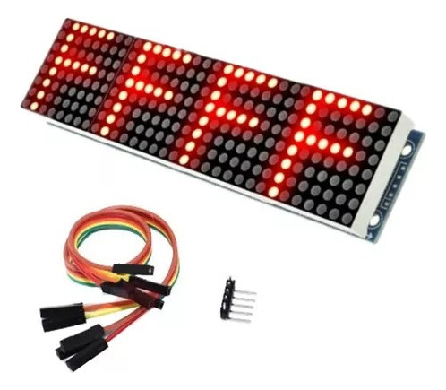 Matriz De Leds 8x8 Cátodo Común Max7219 Módulo X4 Arduino